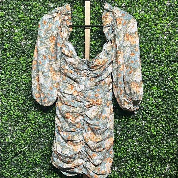 HELLO MOLLY RT: $85 BASQUE COUNTRY DRESS SAGE size XS - Picture 9 of 12